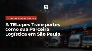 Equipe da TELopes Transportes em frente à frota de caminhões em centro de distribuição em Diadema