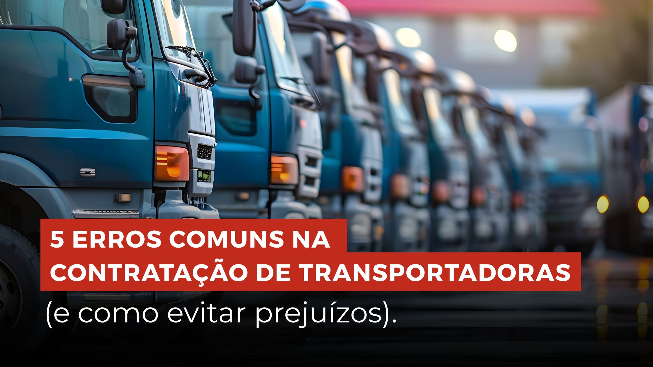Frota própria de transportadora logística